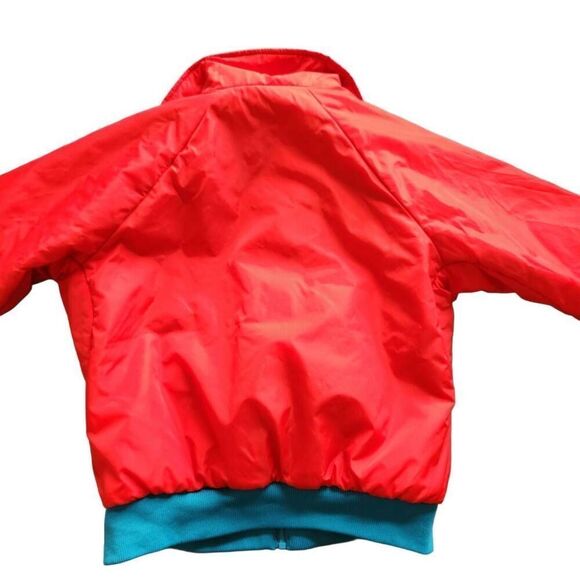 Columbia 90s retro Double layer reversible winter jacket hoodie puffer windbreak - Picture 5 of 13